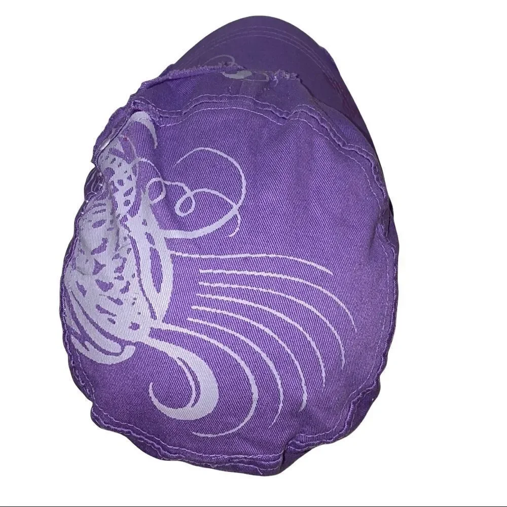 Sturgis Women’s  Distressed Purple Motorcycle Cap Hat